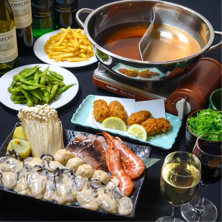 牡蠣鍋コース